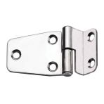 Menteşe, Sağa W/Angle, Inox 316, L66mm, W40mm, Kalın. 2mm