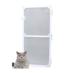 Menteşeli Yırtılmaz Kapı Kedi Sinekliği Pet Tül Beyaz 90x210 Cm. Özel Ölçü Verebilirsiniz. En 90'a Kadar Boy 210'a Kadar