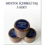 Mentol İçerikli Taş Masaj Taşı Spa Masaj Taşı Serinletici Mentol 3'lü