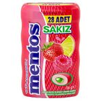 Mentos Draje Sakız 56 G Kırmızı Meyve&Müsket Limonu (8'Li Paket)