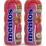 Mentos Kırmızı Meyve ve Limon Aromalı Sakız - Şekersiz(Tatlandırıcılı) 30g (2 ADET)