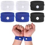 MenYiYDS - 3 çift hareket hastalığı giderme bilezikleri Shiatsu seyahat bileklikleri Mide bulantısı için bantlar deniz ağrısı, deniz ağrısı, araba ağrısı