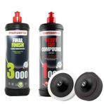 Menzerna 1 Adet Polisaj Süngeri 1000 ml 1000 Pasta 3000 Hare Cila Set