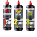 Menzerna 1 lt 1000-2500-3800 Kalın Pasta Hare Cila Seti