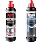 Menzerna 400-Sealıng Wax Kalın Pasta Boya Koruma 2 Lı Set 250Ml