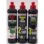Menzerna Yeşil 400 2500 3000 Pasta Hare Boya Koruma Seti 250 ML