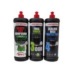 Menzerna Yeşil 400- 3000 Sealingwax Pasta Hare Boya Koruma Set 1 Lt