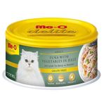 Meo Delite Tahılsız Jöleli Ton Balıklı ve Sebzeli Yetişkin Konserve 80 gr Kedi Maması