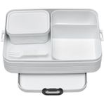 Mepal 1500 ml Beyaz Bento Lunch Box Take A Break Large Bölmeli Portatif Yemek Kabı