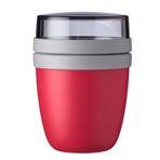 Mepal 420 ml Kırmızı Lunch Pot Ellipse Mini Yemek Kabı