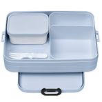 Mepal - Bento Lunchbox Take A Break Large - Bento kutulu beslenme kutusu - sandviçler, küçük atıştırmalıklar ve artıklar için yemek hazırlama kutusu - Atıştırmalık ve öğle yemeği - bölmeli yemek