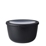 Mepal - Cirqula çok amaçlı kase yuvarlak Nordic black – 2000 ml – Stok kutusu, buzdolabı kutusu, derin dondurucu, mikrodalga fırın tabak ve kapaklı servis kasesi olarak kullanılabilir