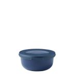 Mepal - Cirqula çok amaçlı kase yuvarlak Nordic denim – 350 ml – saklama kutusu, buzdolabı kutusu, derin dondurucu, mikrodalga fırın kabı ve kapaklı servis kasesi olarak kullanılabilir