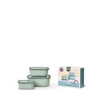 Mepal Cirqula Rectangular Nordic Sage 3 Parça Saklama Kabı