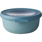 Mepal Cirqula Yuvarlak Çok Amaçlı Kase – Nordic Green – 350 ml Hacim – Çıkarılabilir Kapaklı – Kırıl