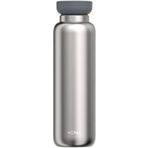 Mepal - Elipse termos şişe, çift duvarlı termos su şişesi, yolculuk için termos şişe, 12 saat sıcak ve 24 saat soğuk - paslanmaz çelik - 900 ml - doğal fırçalanmış