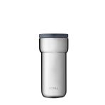 Mepal Ellipse termos kupa, 375 ml, fırçalanmış, kahve demliği, termos bardak, çay bardağı, sızdırmaz, paslanmaz çelik, termik fincan, neredeyse tüm içecek tutucularına uyar