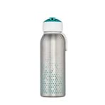 Mepal - Flip-Up Campus termos şişe, çocuklar için yalıtımlı içecek şişesi, paslanmaz çelik termos, 9 saat sıcak ve 12 saat soğuk, BPA içermez, 350 ml, turkuaz