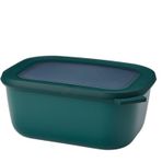 Mepal - Multi Bowl Cirqula dikdörtgen kapaklı saklama kabı - Buzdolabı için hava geçirmez saklama kutusu, mikrodalga fırın ve saklama kabı olarak uygundur - 1500 ml - Nordic Pine