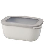 Mepal Multi Bowl Cirqula Rectangular 1500 ML Nordic White Saklama Kabı