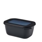 Mepal Multi Bowl Cirqula Rectangular 750 ml Siyah Saklama Kabı