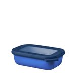 Mepal - Multi Bowl Cirqula Rectangular - Kapaklı Saklama Kabı - Buzdolabı için hava geçirmez saklama kutusu ve mikrodalga fırın kabı olarak uygundur - 500 ml - Canlı Mavi