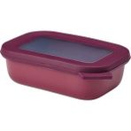 Mepal multi bowl cirqula rectangular saklama kabı 500 ml-nordic berry