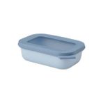 Mepal multi bowl cirqula rectangular saklama kabı 500 ml-nordic blue