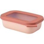 Mepal multi bowl cirqula rectangular saklama kabı 500 ml-nordic blush