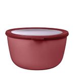Mepal - Multi Bowl Cirqula Round - Kapaklı Saklama Kabı - Buzdolabı için hava geçirmez saklama kutusu ve mikrodalga fırın kabı olarak uygundur - 3000 ml - Vivid Leylak