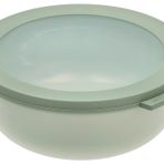 Mepal - Multi Bowl Cirqula Round - Kapaklı saklama kabı - Buzdolabı, mikrodalga fırın ve saklama kabı olarak hava geçirmez saklama kutusu olarak uygundur - 1250 ml - Nordic Sage