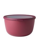 Mepal - Multi Bowl Cirqula Round - Kapaklı saklama kabı - Buzdolabı, mikrodalga fırın ve saklama kabı olarak hava geçirmez saklama kutusu olarak uygundur - 3000 ml - Nordic Berry