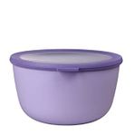 Mepal - Multi Bowl Cirqula Round - Kapaklı saklama kabı - Buzdolabı, mikrodalga fırın ve saklama kabı olarak hava geçirmez saklama kutusu olarak uygundur - 3000 ml - Nordic Lilac