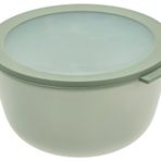 Mepal - Multi Bowl Cirqula Round - Kapaklı saklama kabı - Buzdolabı, mikrodalga fırın ve saklama kabı olarak hava geçirmez saklama kutusu olarak uygundur - 3000 ml - Nordic Sage