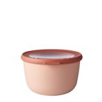Mepal RST62100BLH Cirqula çok amaçlı kase, yuvarlak, çıkarılabilir kapaklı, kırılmaz malzeme, sızdırmaz, derin dondurucuya uygun, bulaşık makinesinde yıkanabilir, Nordic Blush, 1000 ml