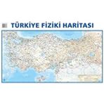 Mepmedya 50X35 cm Çift Taraflı Türkiye Mülki İdare Bölümleri Fiziki Haritası