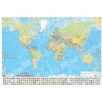 Mepmedya 70x100 cm Dünya Siyasi Haritası