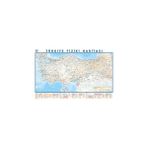 Mepmedya Yayınları Türkiye Siyasi ve Fiziki Duvar Haritası 70x100