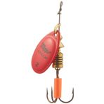 Mepps AGLIA FLUO Olta Kaşığı, Özel Renk Pigmentli, Sualtı Işıklarını Çok İyi Yansıtır, Tüm Tatlısu Avlarında Kullanılabilir Olta Kaşığı Kırmızı No:1