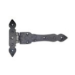Mepura Antika Tarz Dekoratif Pirinç Kuyruklu Düğmeli Menteşe No3 - 155X240 Mm, Oksit
