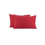 MER-TİM 2'li 50x70 Ranforce Yastık Kılıfı (Kırmızı)