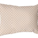 MER-TİM 2'li 50x70 Yastık Kılıfı - Bej Puantiyeli