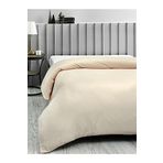 MER-TİM Çift Kişilik 200x220 Nevresim Yorgan Kılıfı - Krem
