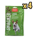 Mera Snacker Kuzulu 4x200 gr Köpek Ödül Maması
