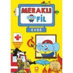 Meraklı Fil Evde Çıkartmalı Aktivite Kitabı - Kolektif