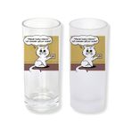 Meraklı Kedi Buzlu Ya Da Buzsuz Seçenekleriyle Rakı Bardağı GHSTBSTRK0170