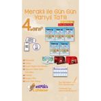 meraklı zihinler 4. Sınıf Gün Gün Yarıyıl Tatil Seti (KARNE KILIFI HEDİYELİ)