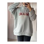 Meralles Miami Yazılı Sweat Gri Renk T-shirt