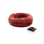 MERALLİ Yerden Isıtma Kablosu R12K 33Ω/m 220V karbon silikon yalıtım 100 m