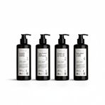 Mercada Siyah No1 Purifying and Soothing Shampoo 380ml + No 2 Shower Gel 380 ml + No 3 Conditioner 380 ml + No 4 Hand &